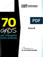 70 Años Del Impuesto Sobre La Renta Tomo Iii Homenaje A Armando Montilla