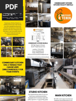 Commissarry Kitchen Rental Brochure