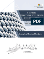 KKKH3353 - Structural Steel Design - Tension Members