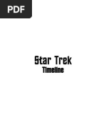 Star Trek Timeline