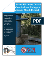 Designing Water Filters in Mandi District