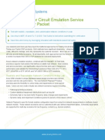 Test Solutions For Circuit Emulation Service and Timing Over Packet