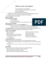 Chapter 2: Current Liabilities, Provisions, and Contingencies