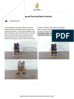 Simple Humanoid Walking and Dancing Robot Arduino