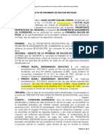 CONTRATO PROMESA DE DACION EN PAGO Victor Laguna y Hugo Lagna