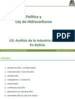 U5 - Análisis de La Industria Petrolera en Bolivia