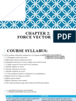 CHAPTER 2 FORCE VECTOR (Mechanic)