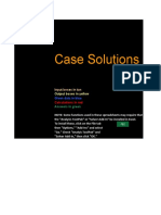 FCF 12th Edition Case Solutions