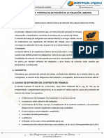 S3 - Formas de Extinción de La Relación Laboral