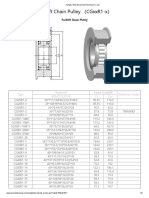 Forklift Wheel Chain (Sheave) Size