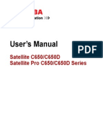 User's Manual: Satellite C650/C650D Satellite Pro C650/C650D Series