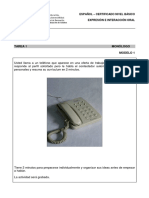 Prueba de Producción de Textos Orales (Monólogos) A2 (Canarias)