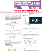 Cantidad de Movimiento para Quinto Grado de Secundaria