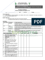 Colostomy Irrigation and Appliance Care Checklist