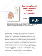 Gastroesophageal Reflux Disease GERD in Kids Ceu