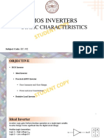 Mos Inverters: Static Characteristics