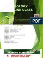 BIO - F5 - KSSM - CHAPTER - 1 - 1.1 and 1.2 ORGANISATION OF PLANT TISSUES AND GROWTH