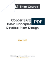 ALTA Short Course Outline Sample Pages Copper SX EW