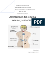 Alteraciones Del Sistema Inmune y Endocrino