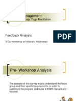 Stress Management: Feedback Analysis