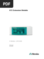 Manual 872 Extension Module IC Module