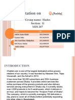 Presentation On: Group Name: Hades Section: 11 MIS 207