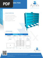 Horno para Pan Tipo Gaveta de 12 Charolas HG12 180