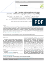 Warm Mix Asphalt Chemical Additives' Effects On Bitumen Properties and Limestone Aggregates Mixture Compactibility