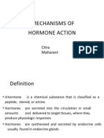 Mechanism of Hormone Action 