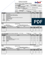 Senior High School Student Permanent Record: Republic of The Philippines Department of Education