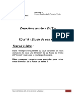 TD5 Etude Cas 2 Cours Gestion Force Vente TCC2 Lahlou 020021 PDF