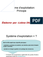 Système D'exploitation Principe