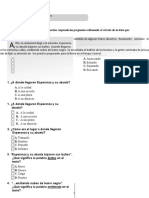 Prueba de Castellano 4º 01