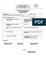 Department of Education: S.Y. 2019-2020, First Grading Period Dagami North Central School Dagami North District