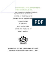 Behaviour of Eccentrically Loaded Circular Footing On Granular Soil