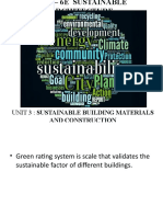 Unit 3: Sustainable Building Materials: and Construction