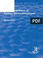 Global Regulation of Foreign Direct Investment