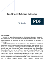 Oil Shale: Latest Trends in Petroleum Engineering