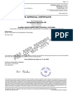 Has Been Renewed On 01 Nov 2019 For Information Only: Type Approval Certificate