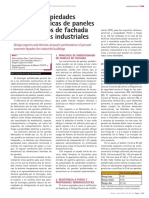 Diseños y Propiedades Termo-Acústicas de Paneles Prefabricados de Fachada para Edificios Industriales