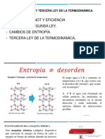 Unidad 3 Segunda y Tercera Ley de La Termodinámica