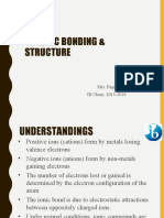 4.1 Ionic Bonding & Structure: Mrs. Page IB Chem. 2015-2016