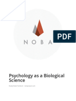 Psychology As A Biological Science