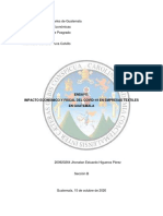 Ensayo: Impacto Económico y Fiscal Del Covid-19 en Empresas Textiles en Guatemala