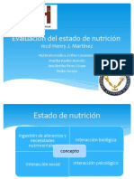 Evaluación Del Estado de Nutrición