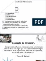 TEMA 2 Dirección Como Función Admiva