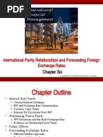 International Parity Relationships and Forecasting Foreign Exchange Rates