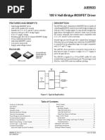 100 V Half-Bridge MOSFET Driver: Features and Benefits Description