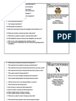 Carbon Cycle Worksheet: Name