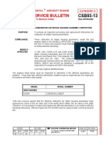 Critical Service Bulletin: Teledyne Continental Aircraft Engine Category 2